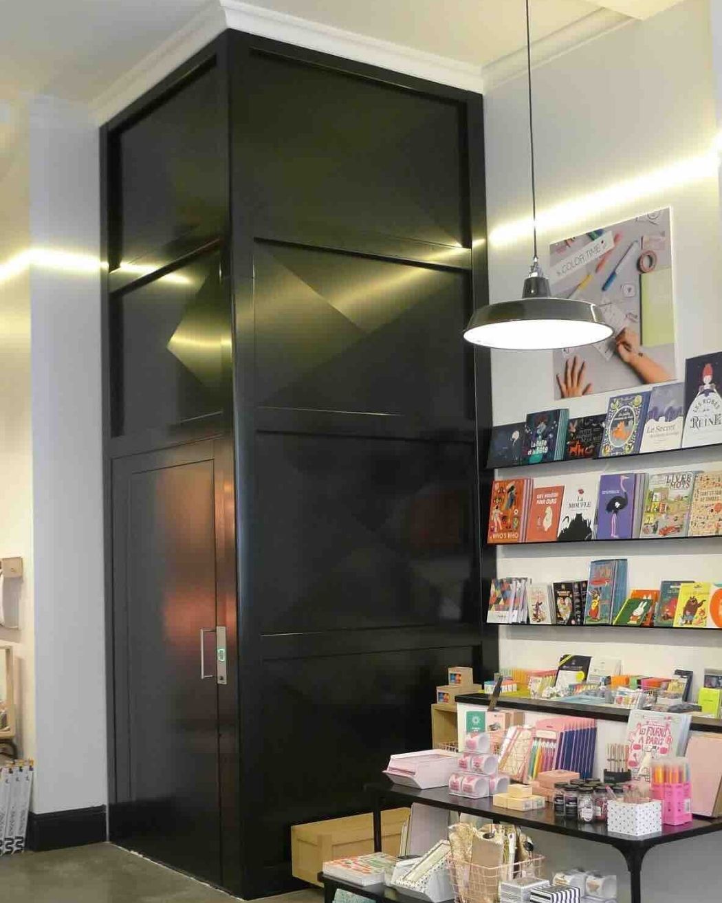 Ascenseur privatif installé en intérieur